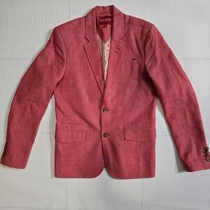 Guess Los Angeles Men’s Blazer Coat Red Size Small.